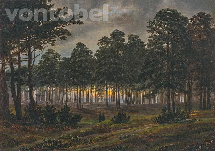 The Evening (Schweinfurt) (c. 1820), Postcard