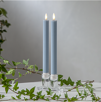 Batterilampe Anti-lys Flame Stripe Blå 2-p