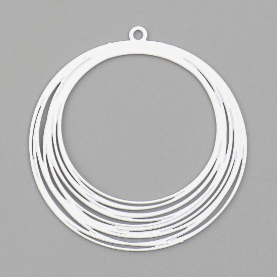 Berlock -  Cirkel filigree , Vit
