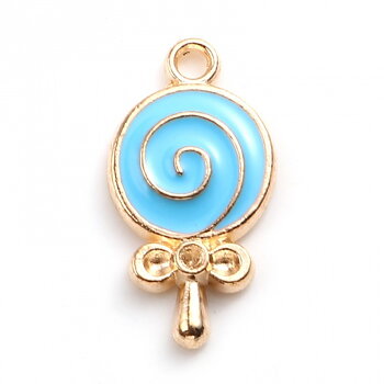 Charm  enameld  Candy blue