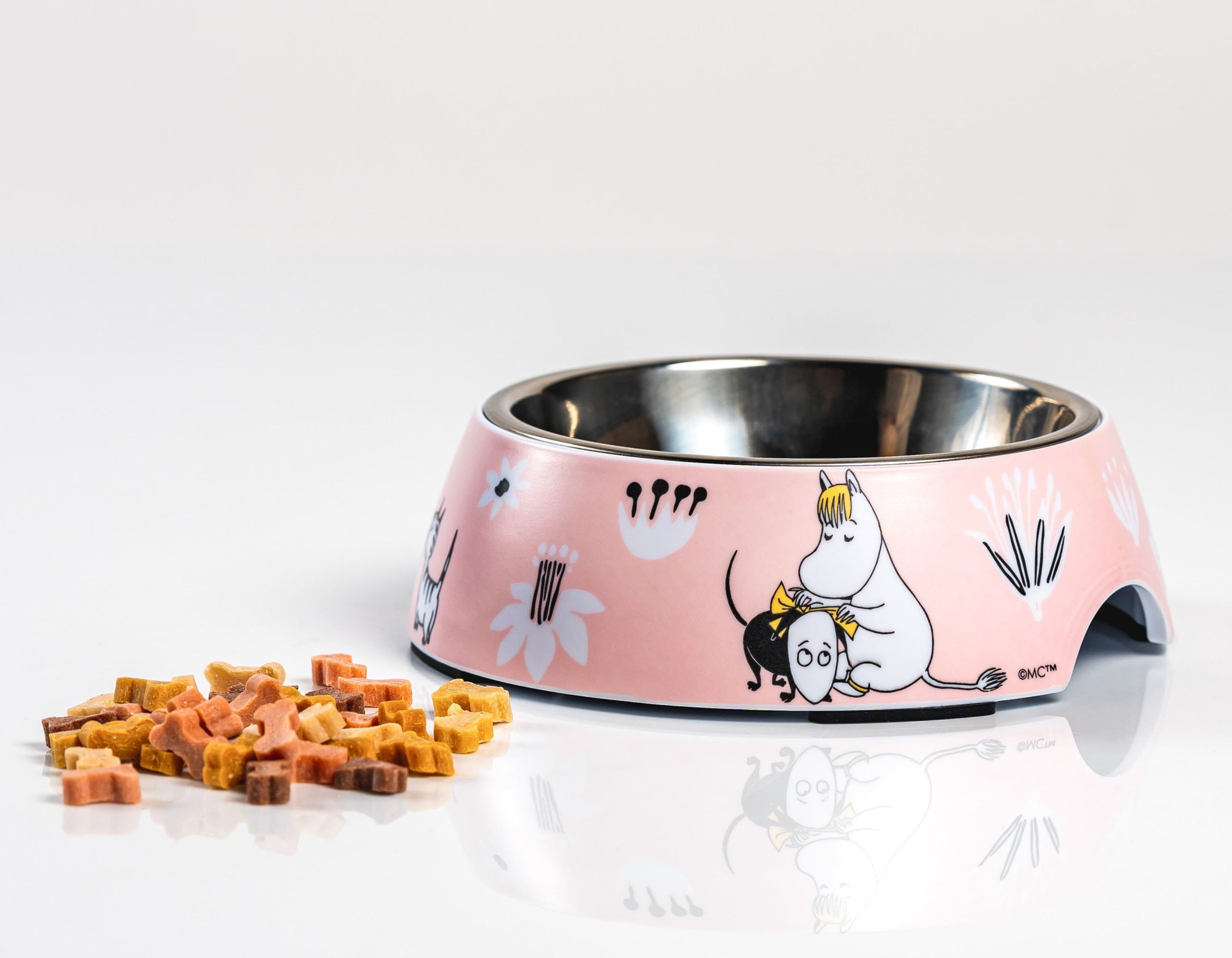Moomin Pets food bowl S 14 cm-Pink - 3