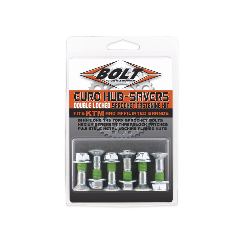 Bolt Drevbultskit KTM HUSQVARNA HUSABERG 26mm Kvalité, 10.9 stål, locktite, fuji