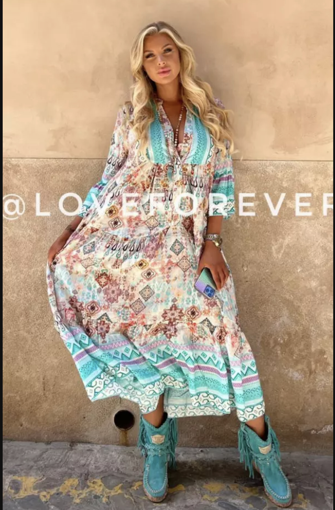 Sandy Dress Turqouise