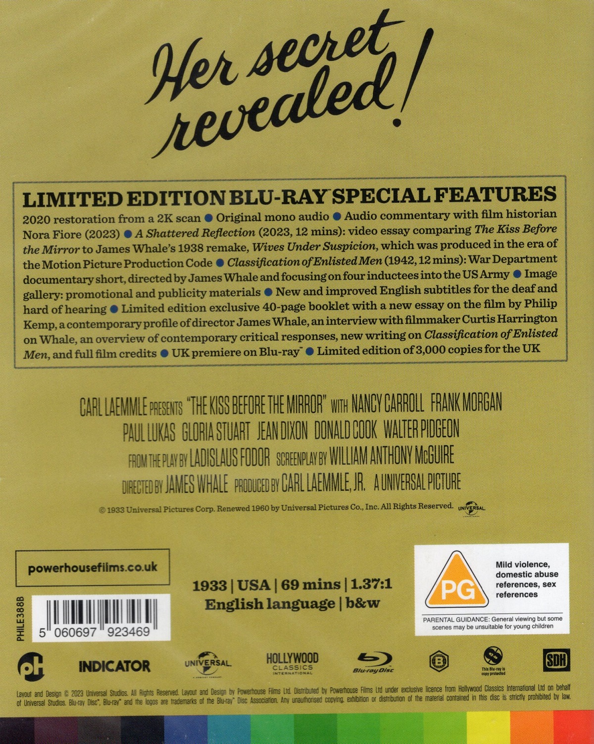 The Kiss Before The Mirror (Limited Edition) (ej svensk text) (Blu-ray) - 2