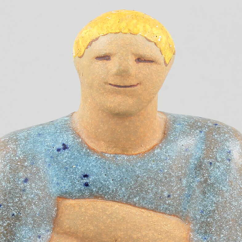Buy Scandinavian figurines and sculptures from Mother Sweden - Mor Coat Scandinavian Sculpture Display Consignment