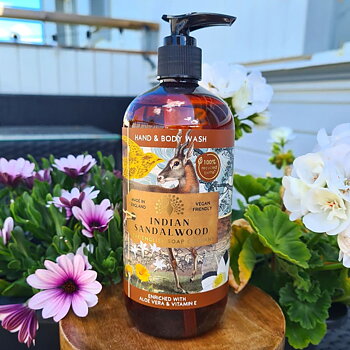 Indian Sandalwood Hand & Body Wash (500 ml) - Anniversary