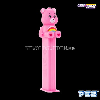 PEZ Dispenser CHEER BEAR PINK + Candy - Care Bears - PE21
