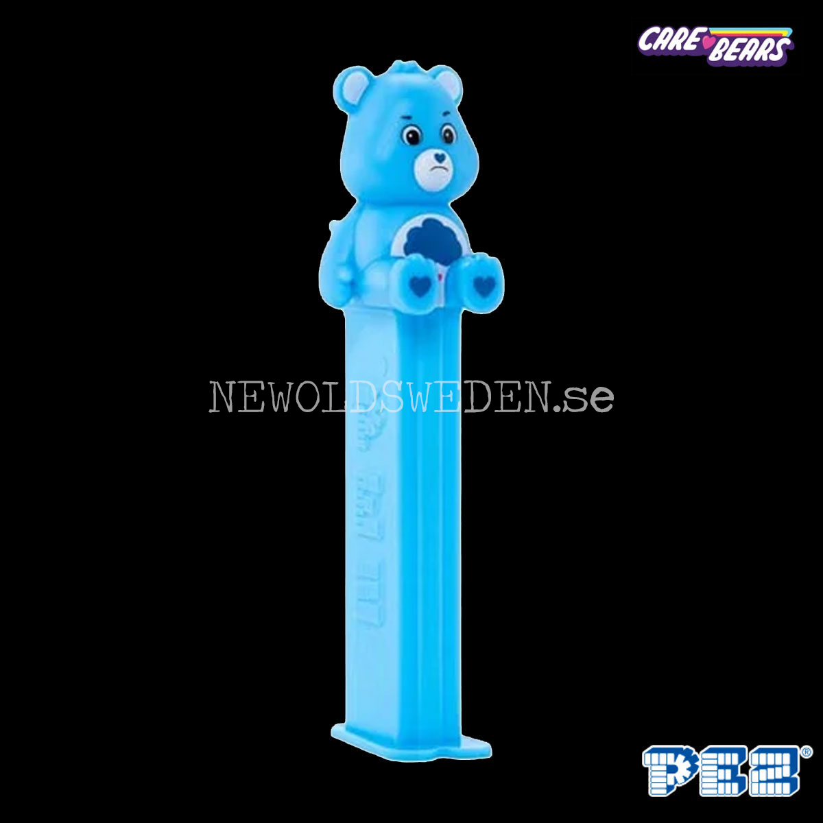 PEZ Dispenser GRUMPY BEAR BLUE + Candy - Care Bears - PE21