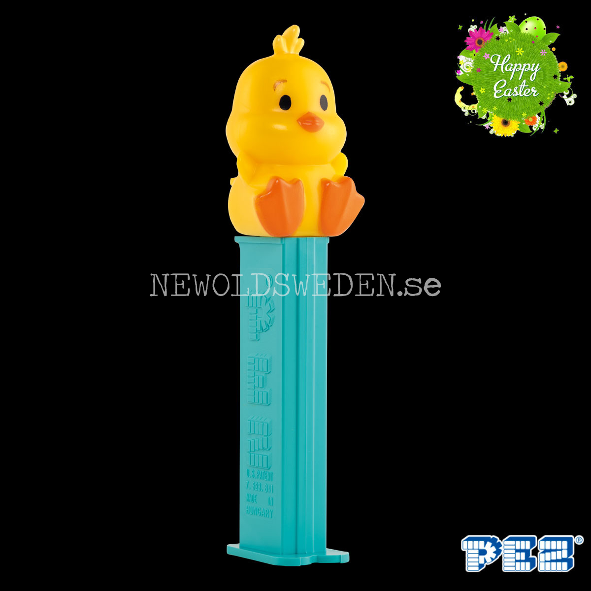 PEZ Dispenser CHARLOTTE THE CHICK + Candy - Easter - PE12