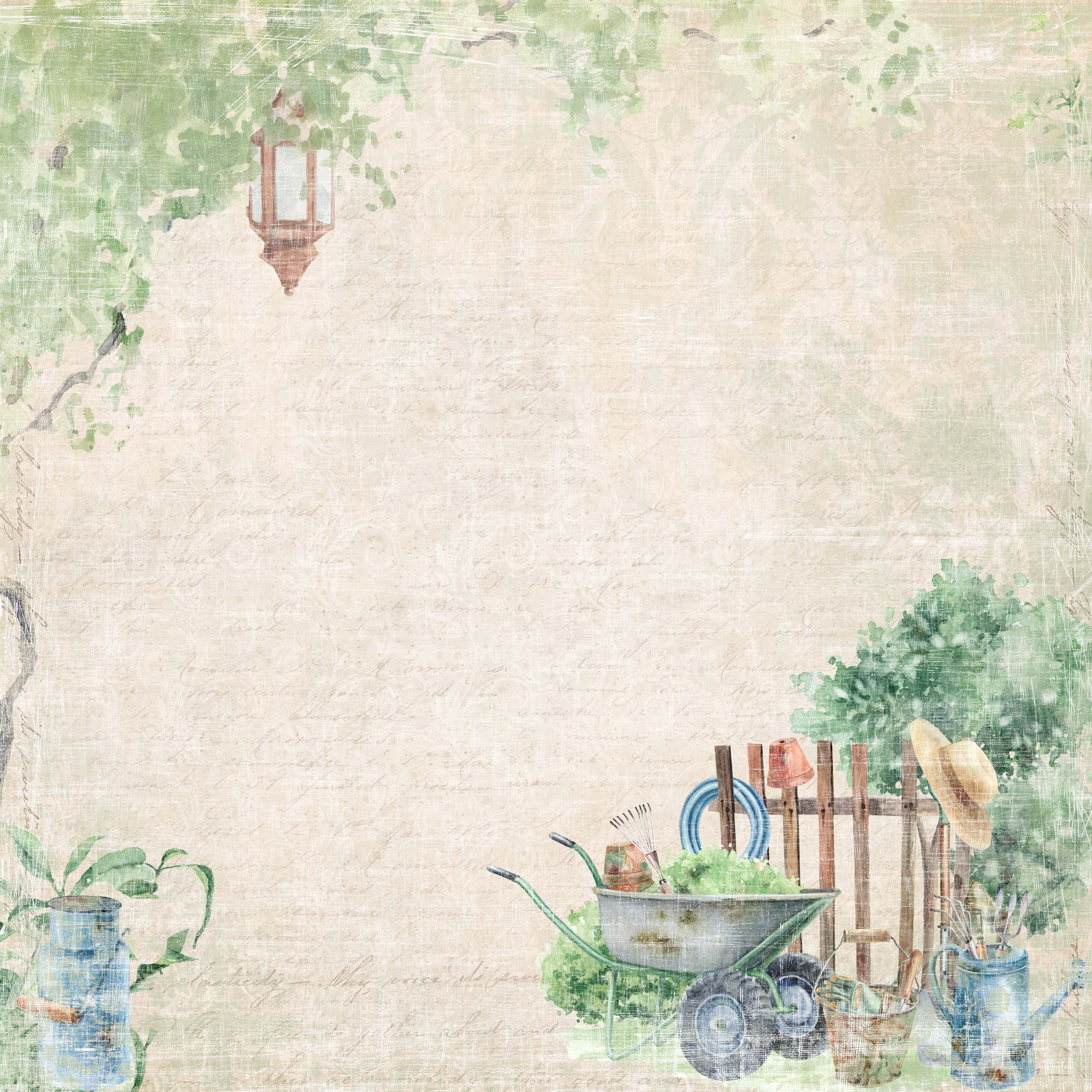  Reprint The Gardener collection 8"x8" - 2