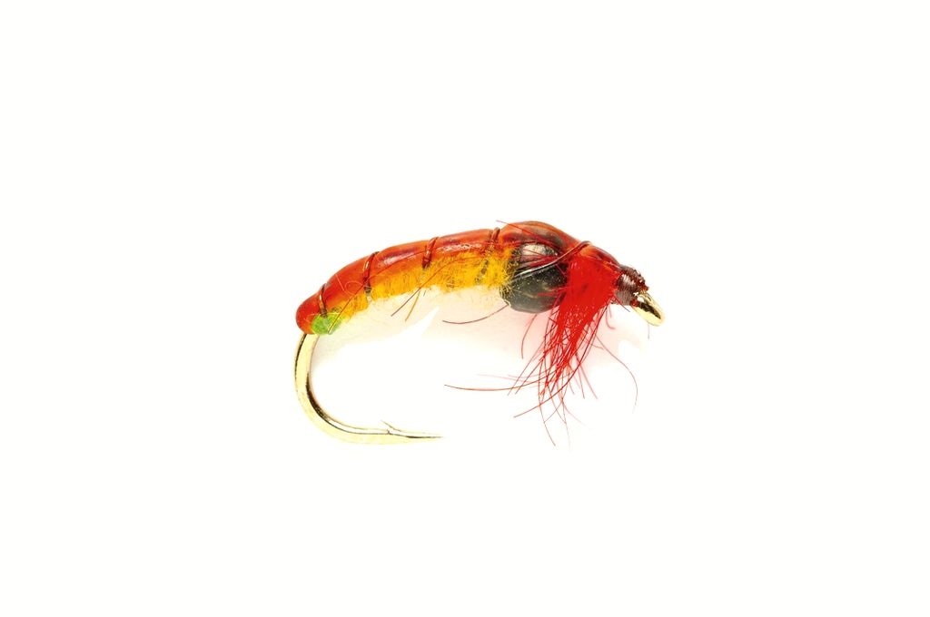 Amber & Orange Czech Mate Tungsten Head