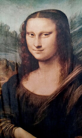 Monalisa oversize exklusiv sjal & inredningsdetalj