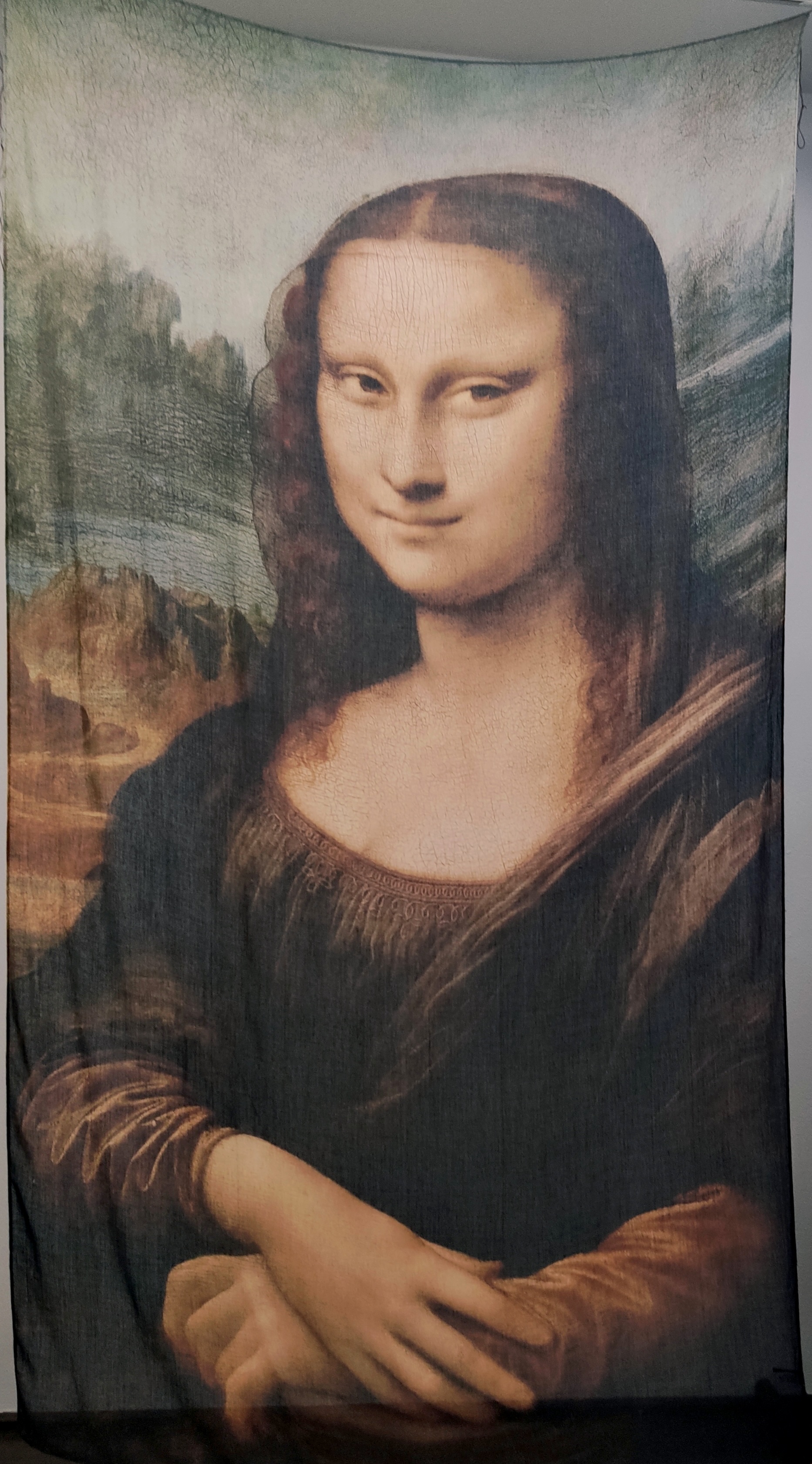 Monalisa oversize exklusiv sjal & inredningsdetalj - 3
