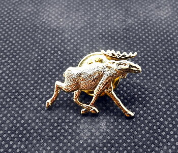 Pin Gold Älg