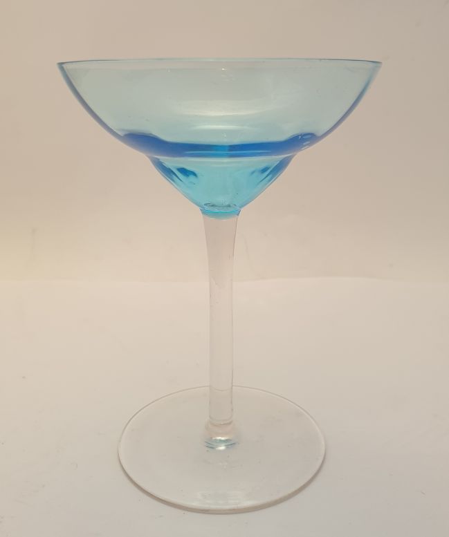Liqueur glass turquoise