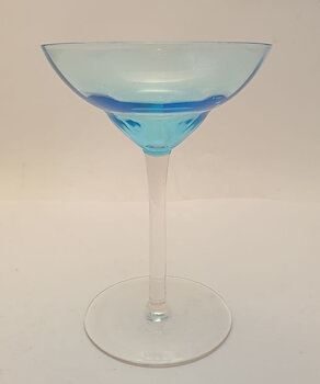 Liqueur glass turquoise