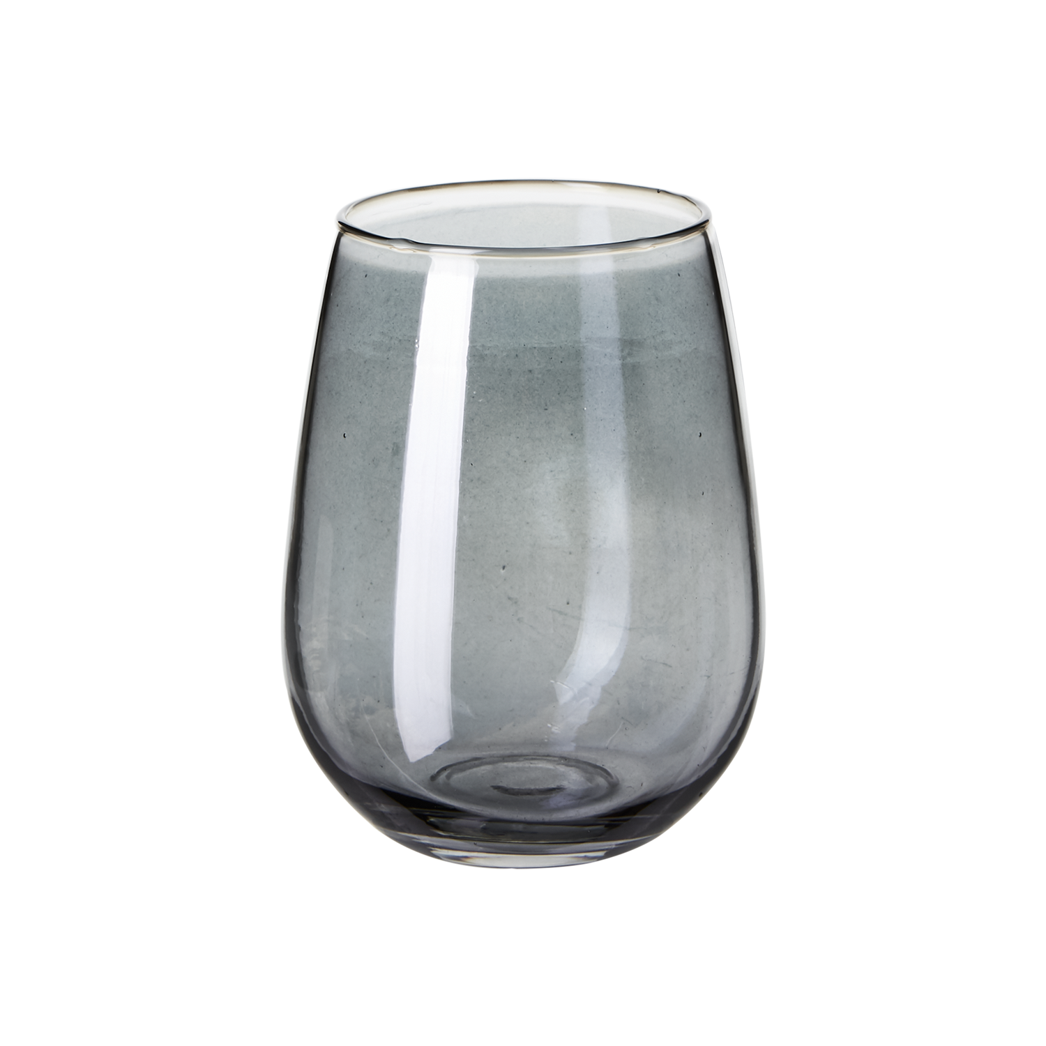 Hyde glas i rökblå glas.