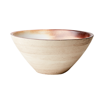 Togo skål M, kaffe latte/brun färgad.
