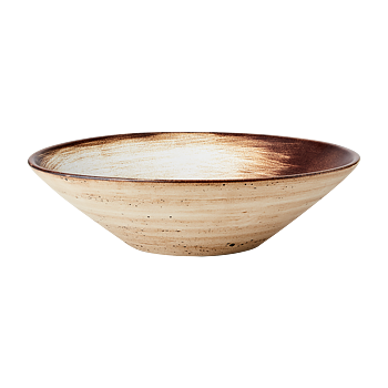 Togo skål beige/brun.