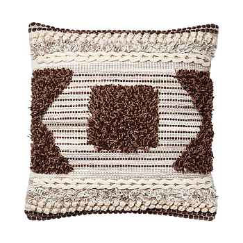Minna kuddfodral brun/beige/elfenben
