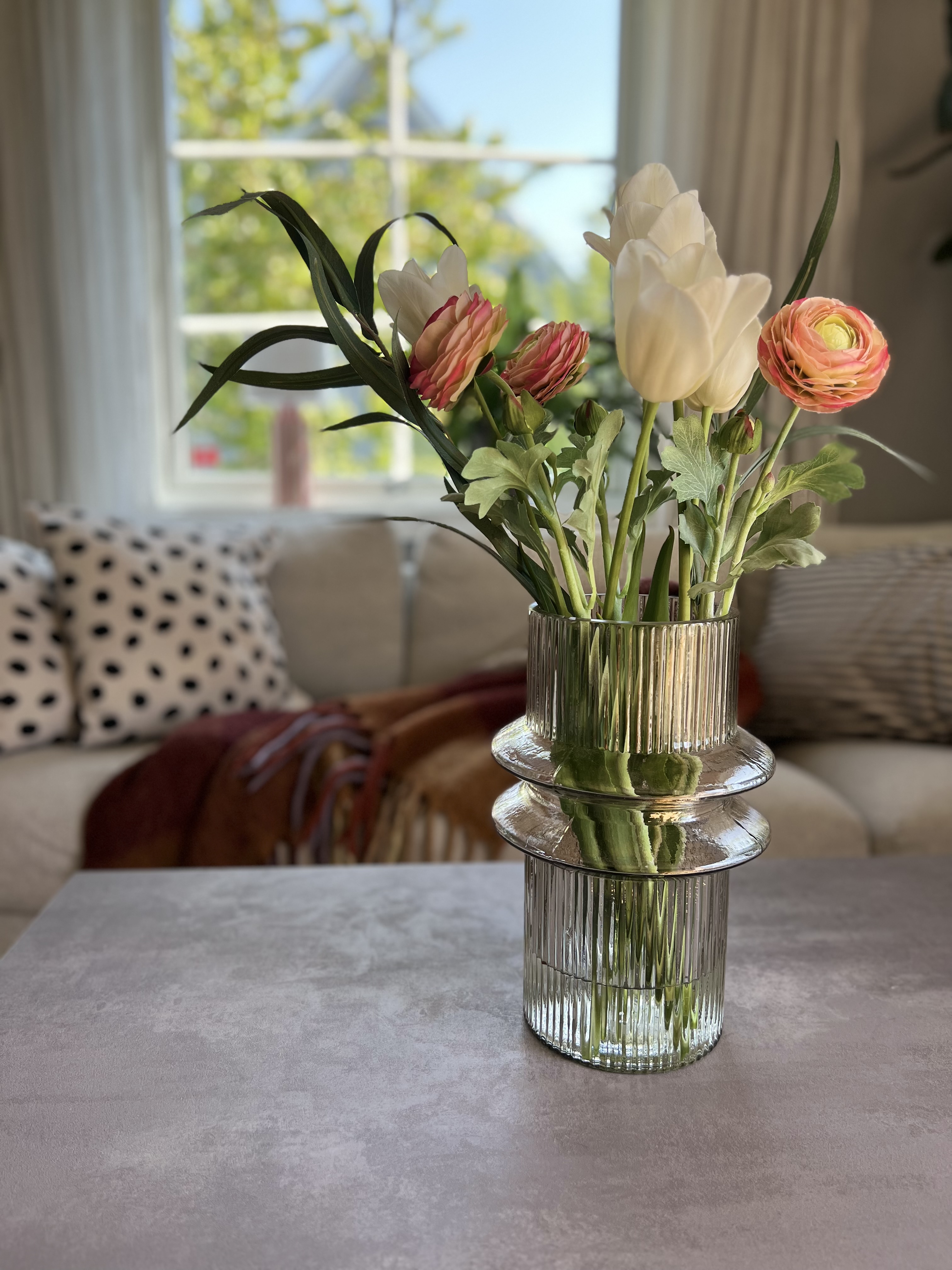 Betty vas i rillat glas