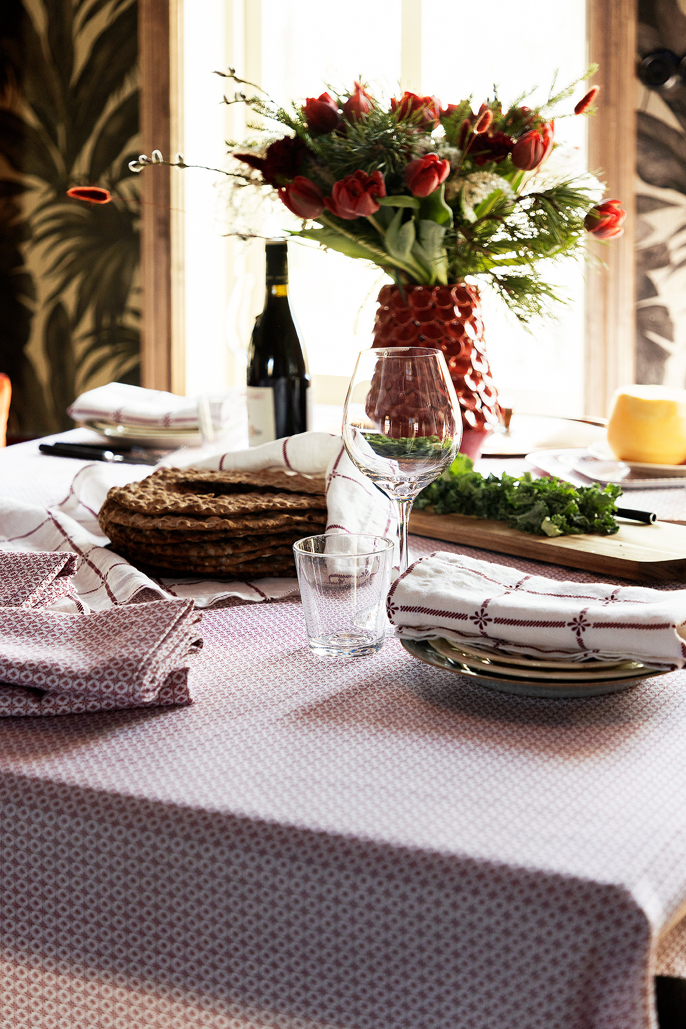 Table Cloth Destiny Red - 5