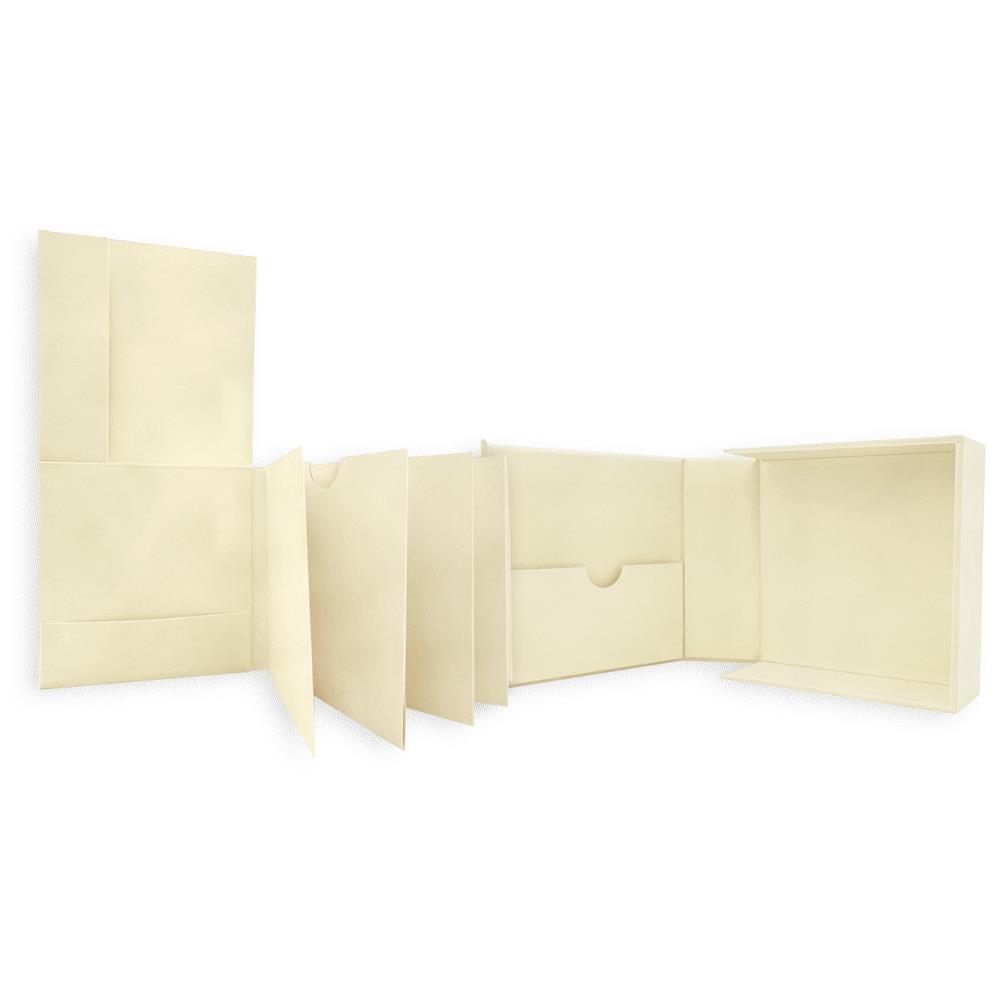  Graphic45 - Staples Album In A Box - Ivory - 2