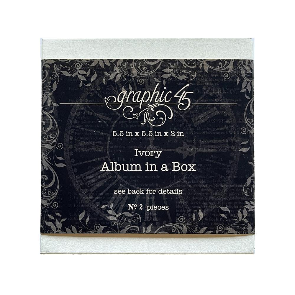  Graphic45 - Staples Album In A Box - Ivory