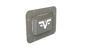 Falken Fabrication Spare Tire Delete Plate - Jeep JK/JKU