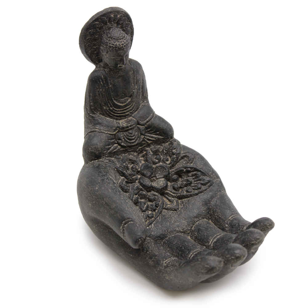 Buddha Rökelsehållare i sten