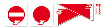 Blackbird Enduro Track Arrows/Sign Kit