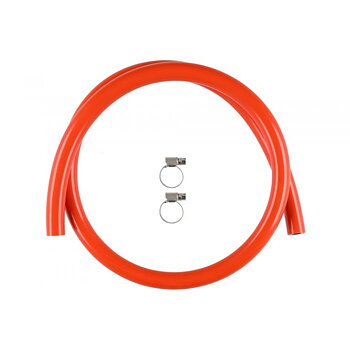 Gasolslangset 1,2 m + klämmor 2 st Mustang