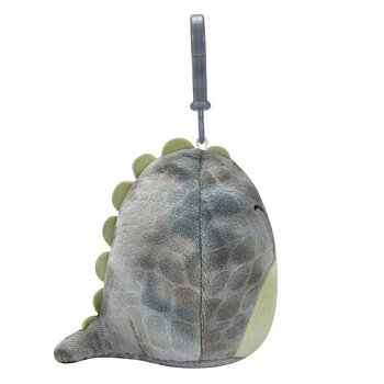 Squishmallows Clip-On Xander the Winking Grey T-Rex, 9 cm