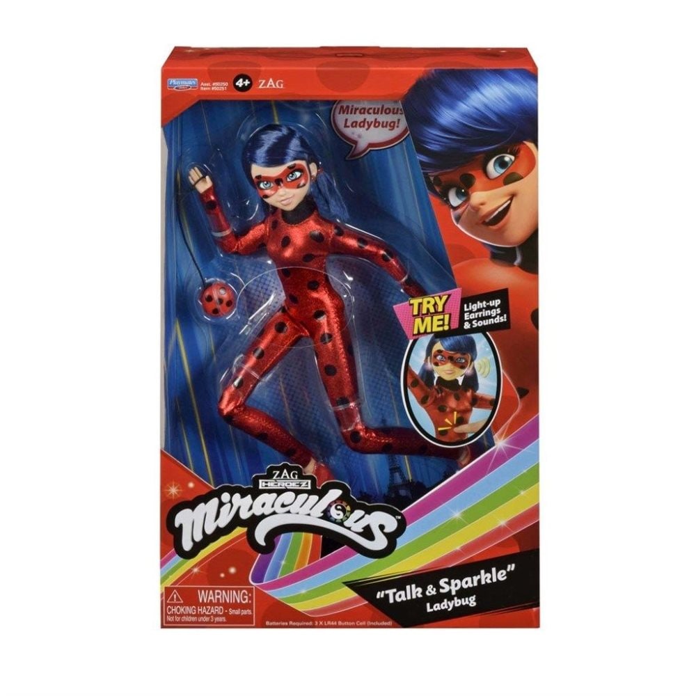 Miraculous Talk & Sparkle Ladybug Doll