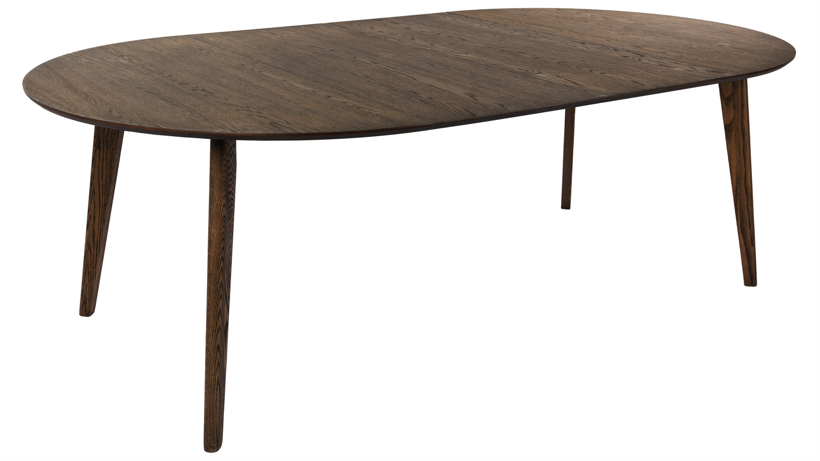 Matbord brunlackad ek / Dia 130cm