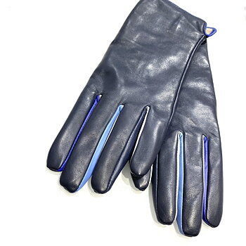 Mywalit gloves Blue multicolored Breal nappa leather Old Town Stockholm 
