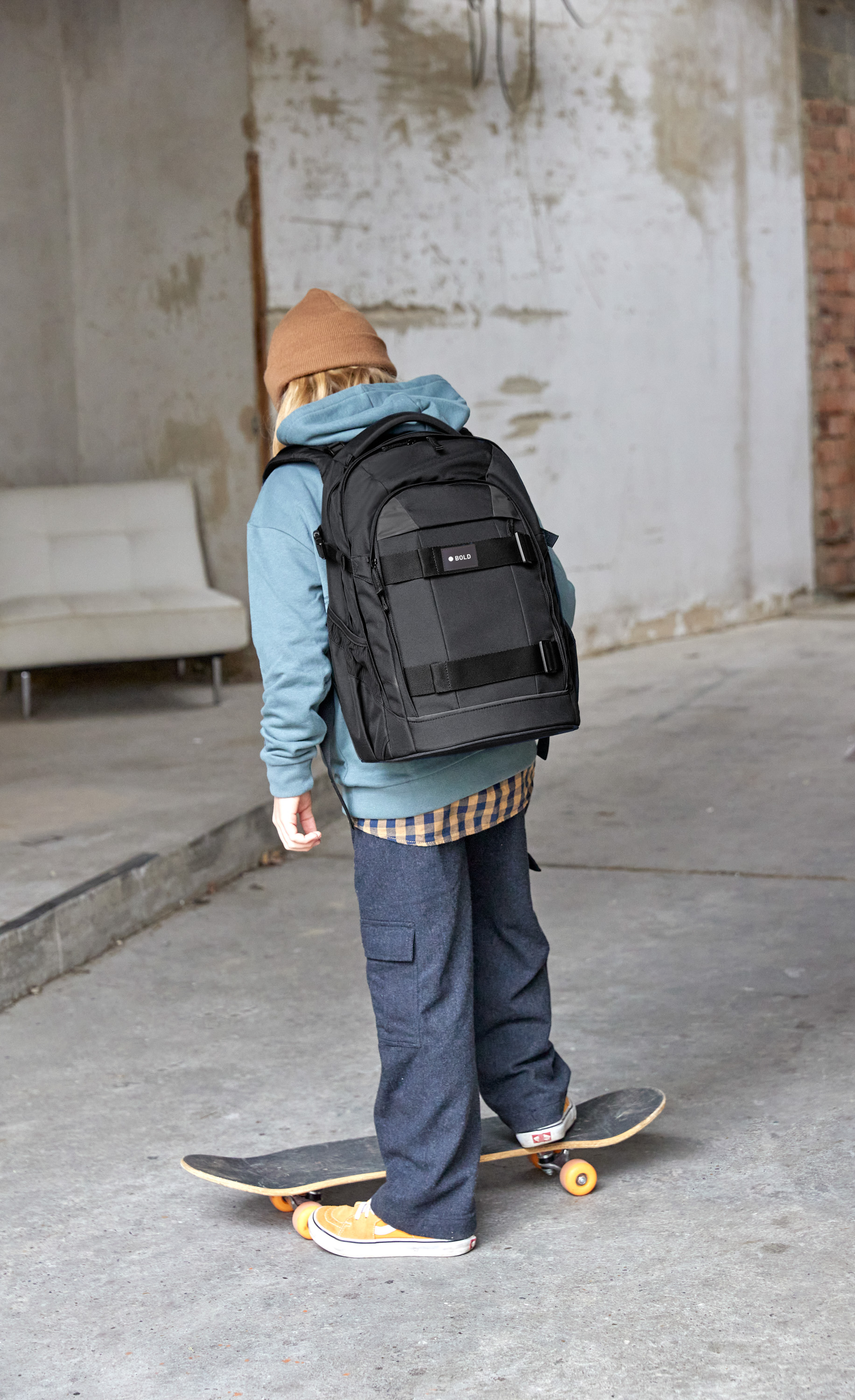 Lässig School Backpack Origin Bold black - 2