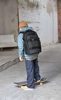 Lässig School Backpack Origin Bold black
