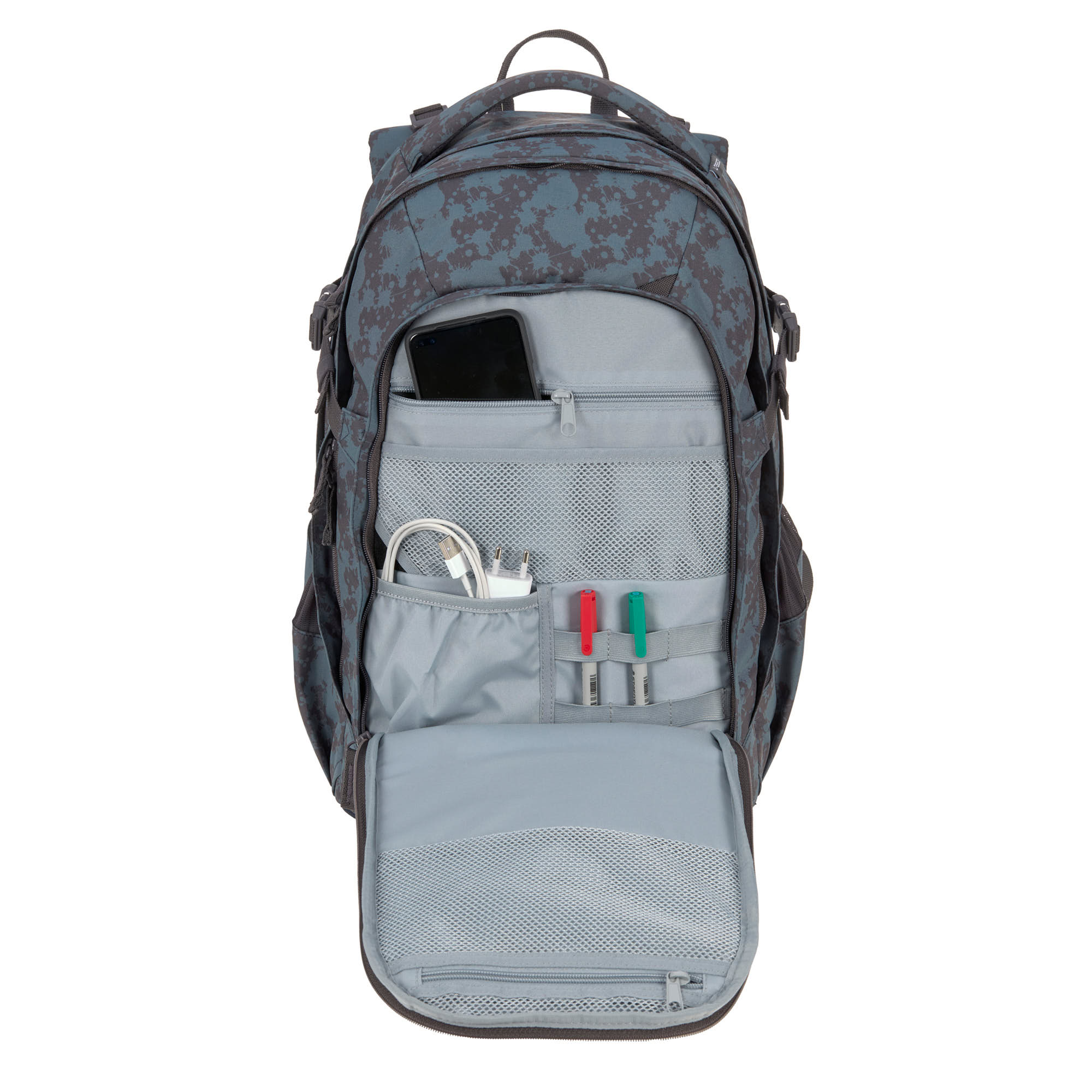 Lässig School Backpack Origin Bold Spots blue - 6