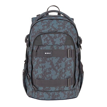 Lässig School Backpack Origin Bold Spots blue