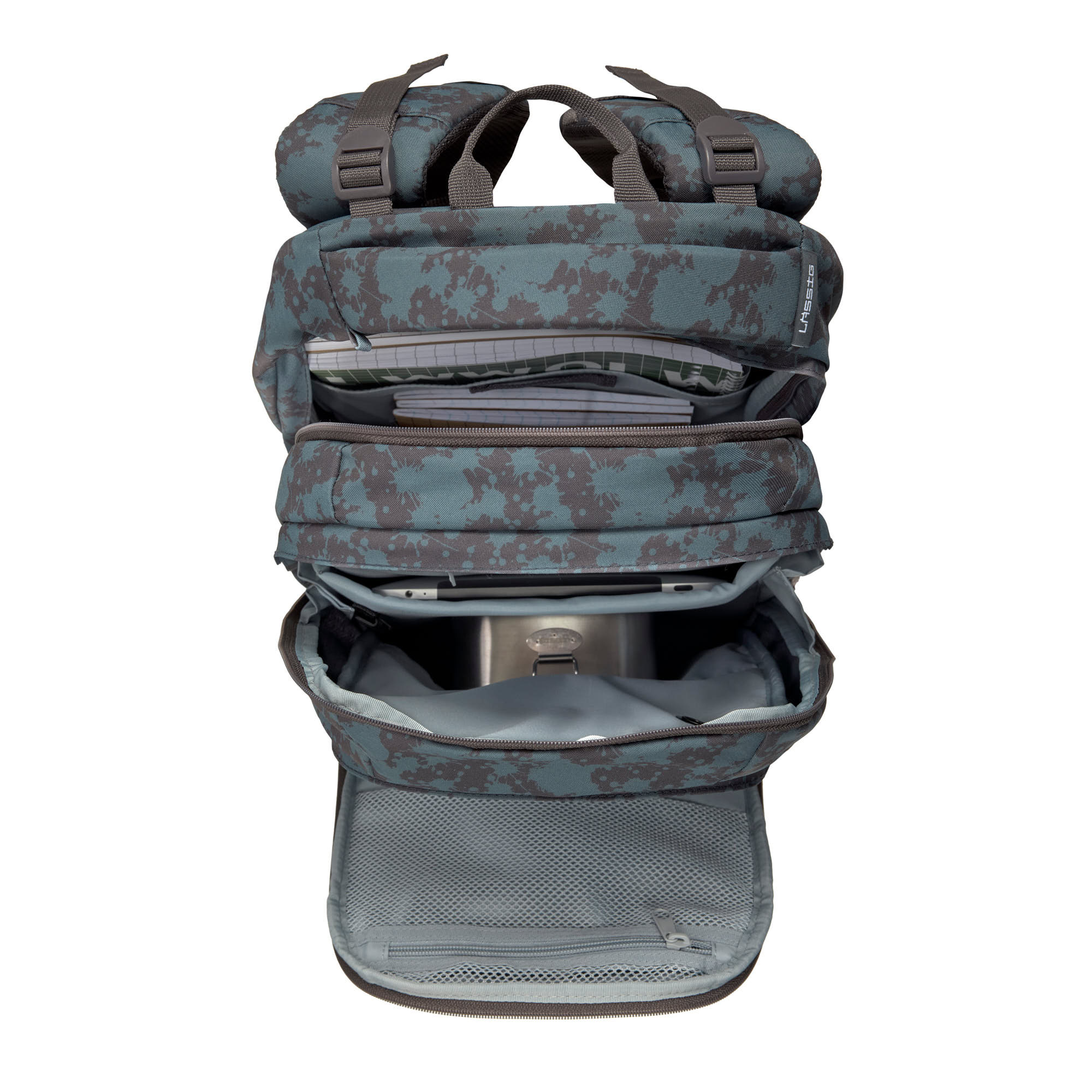 Lässig School Backpack Origin Bold Spots blue - 7