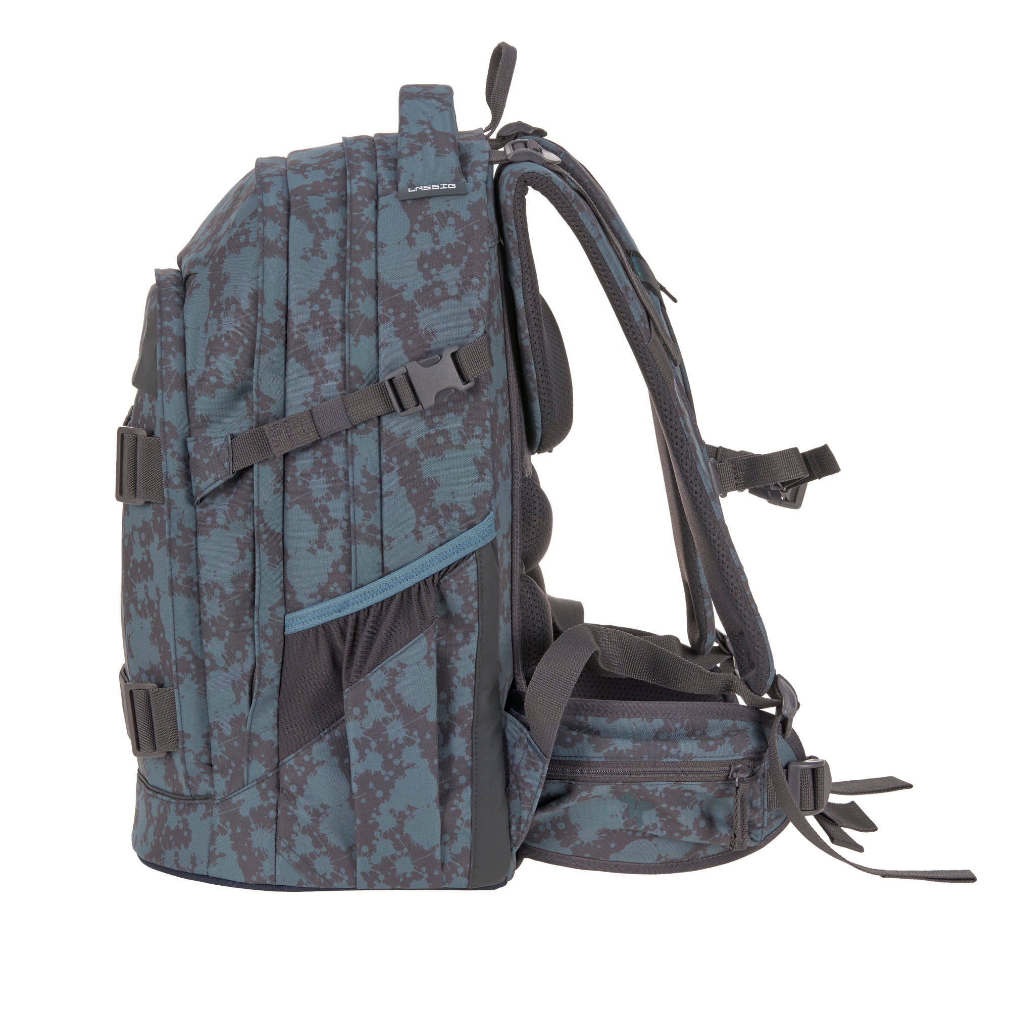Lässig School Backpack Origin Bold Spots blue - 4