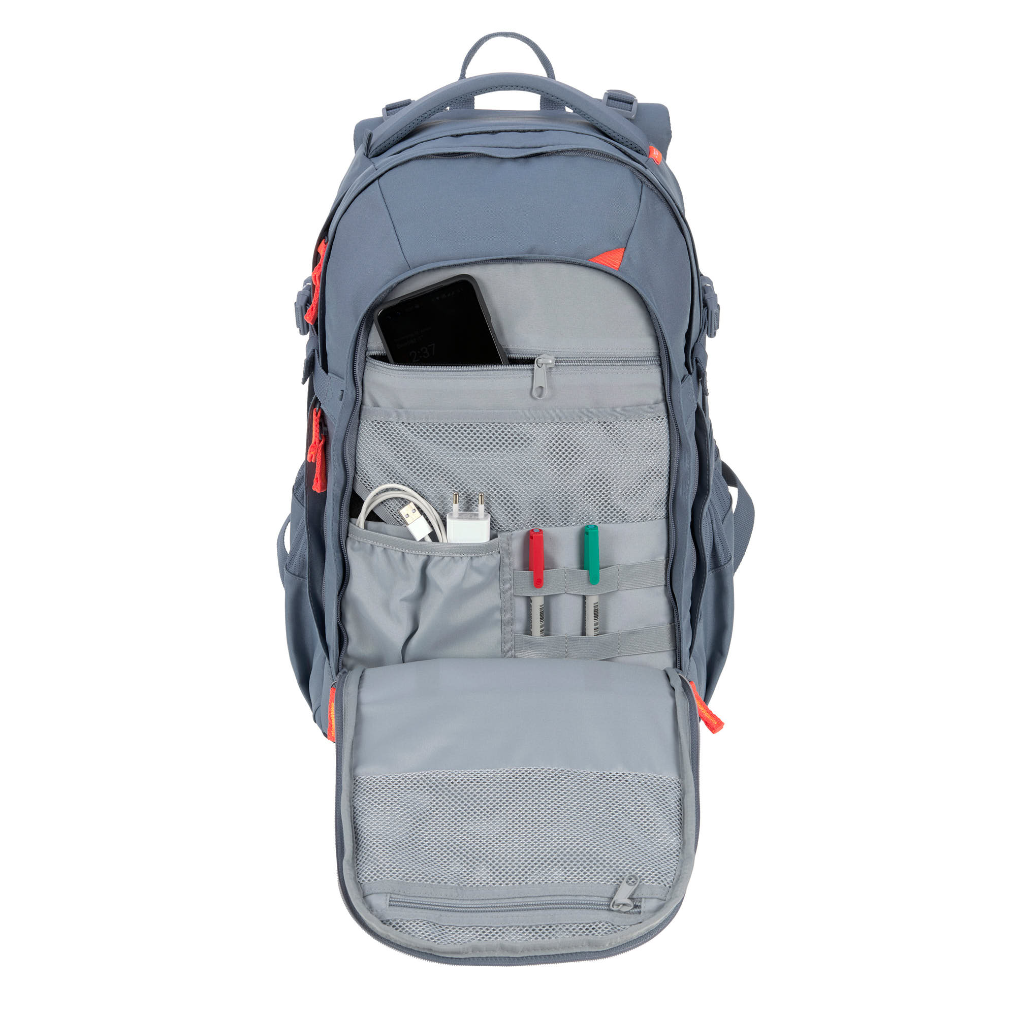 Lässig School Backpack Origin Bold blue - 6
