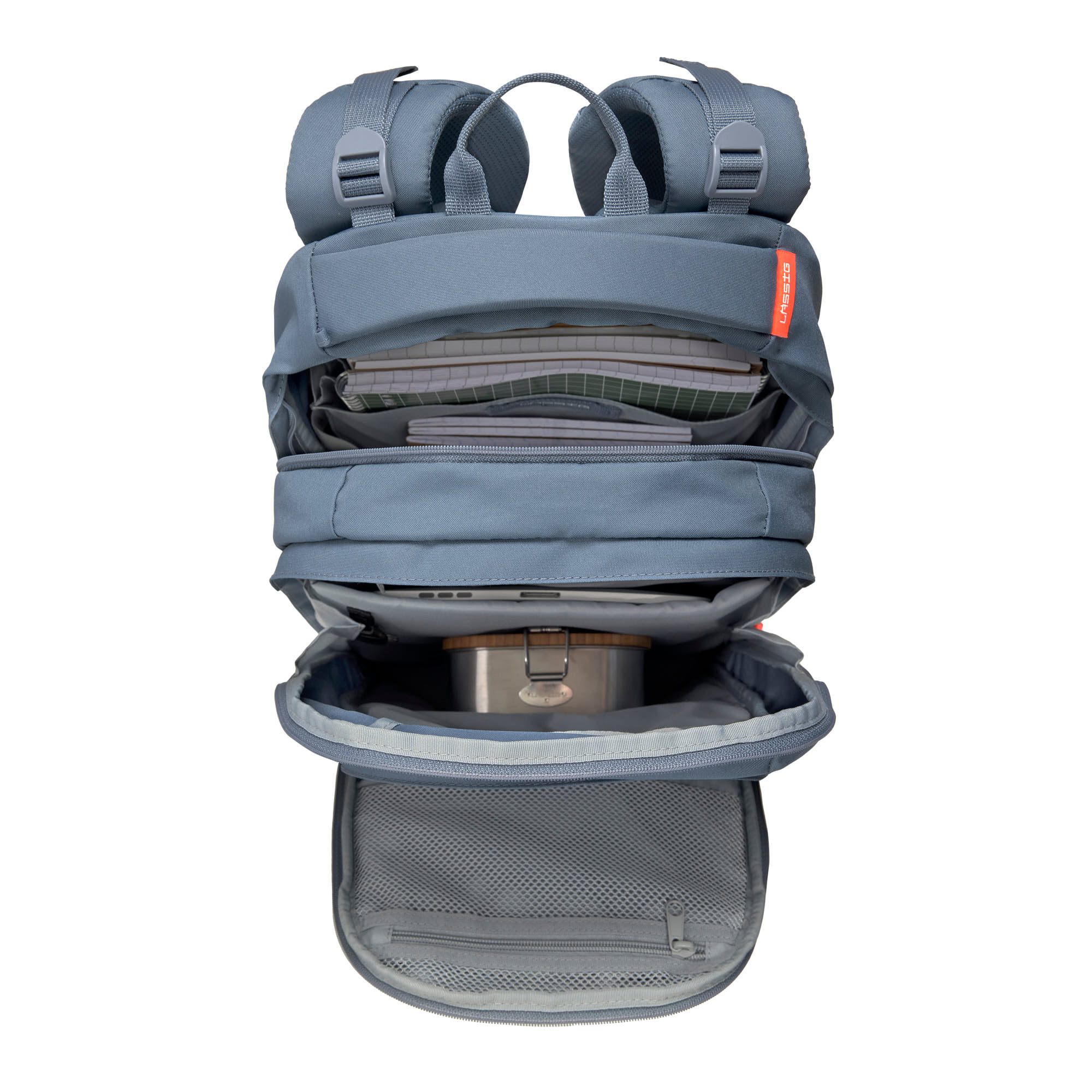 Lässig School Backpack Origin Bold blue - 7