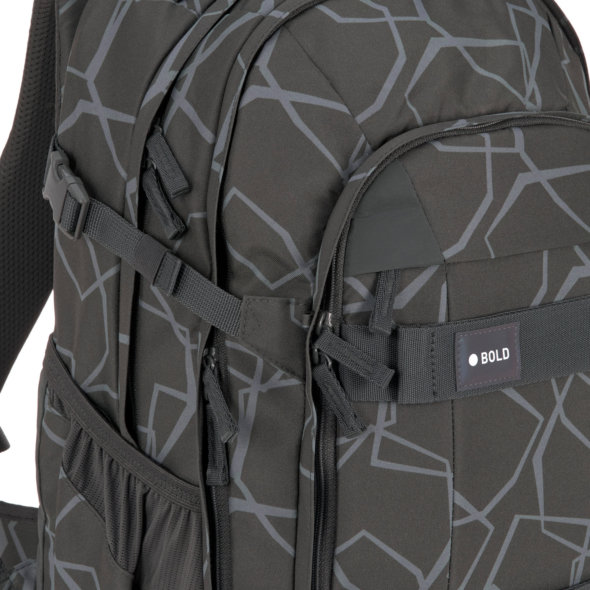 Lässig School Backpack Origin Bold Edges grey - 5