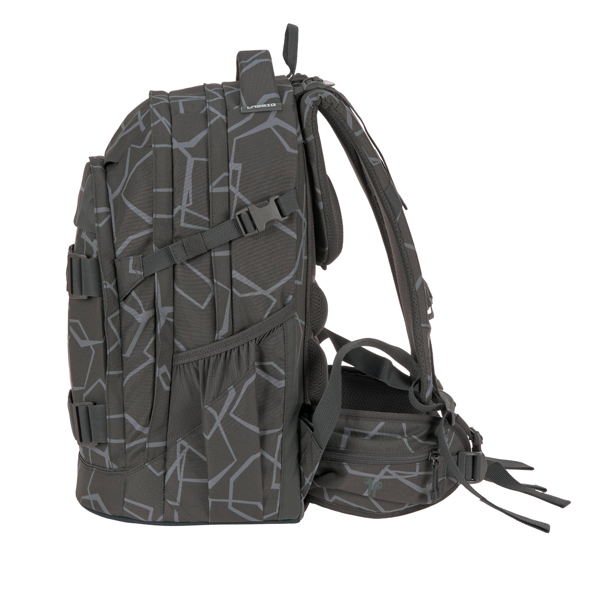 Lässig School Backpack Origin Bold Edges grey - 3