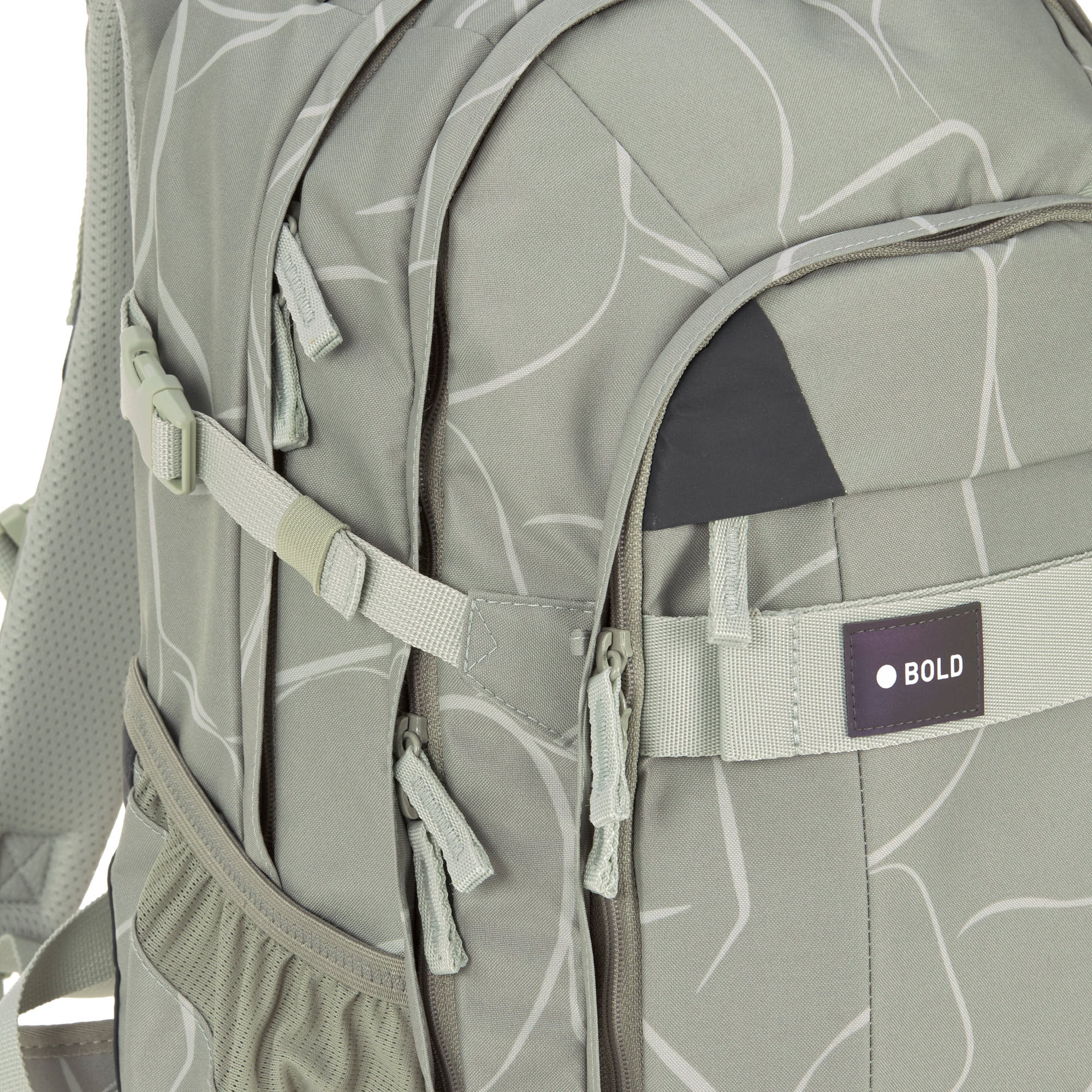 Lässig School Backpack Origin Bold Curve sage - 5
