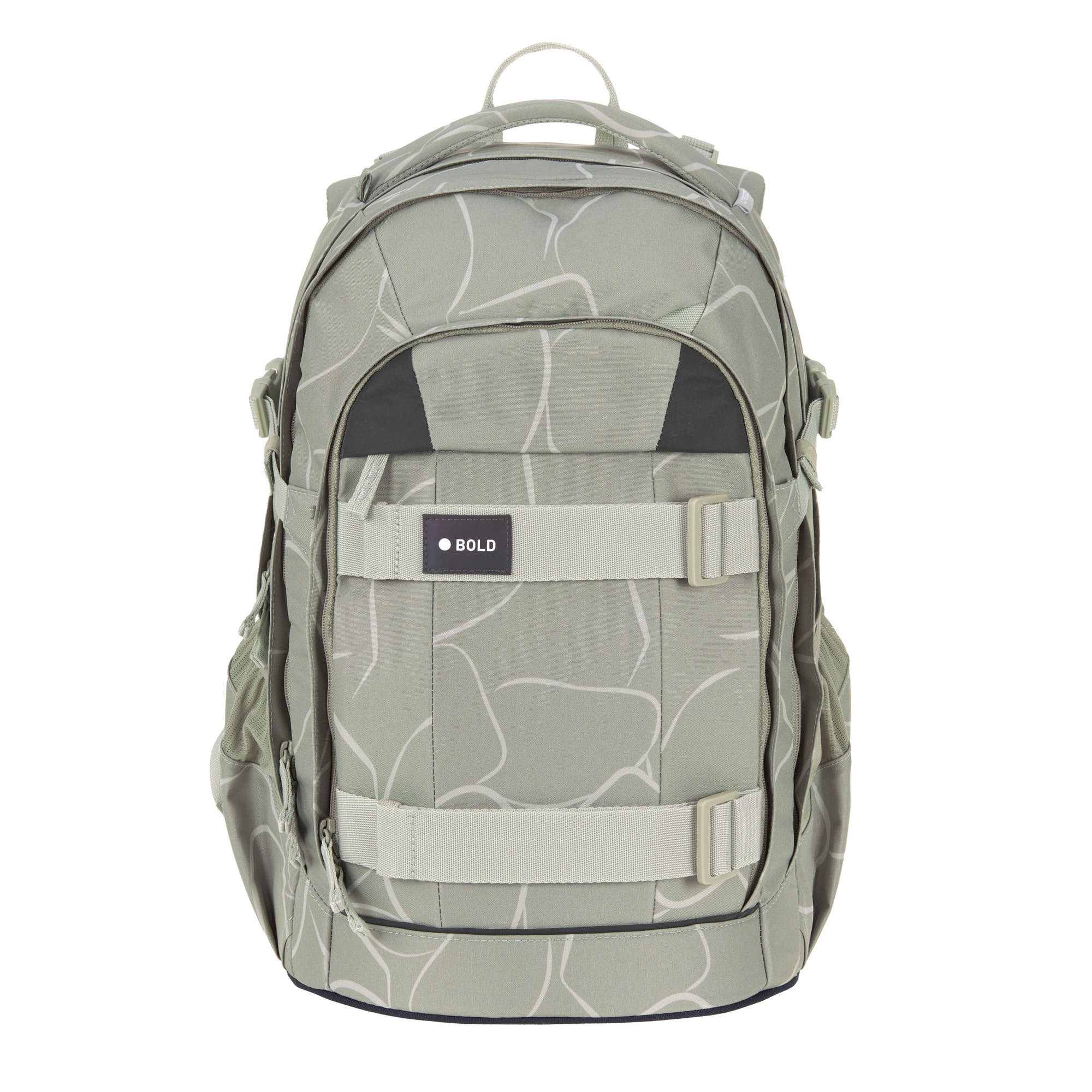 Lässig School Backpack Origin Bold Curve sage