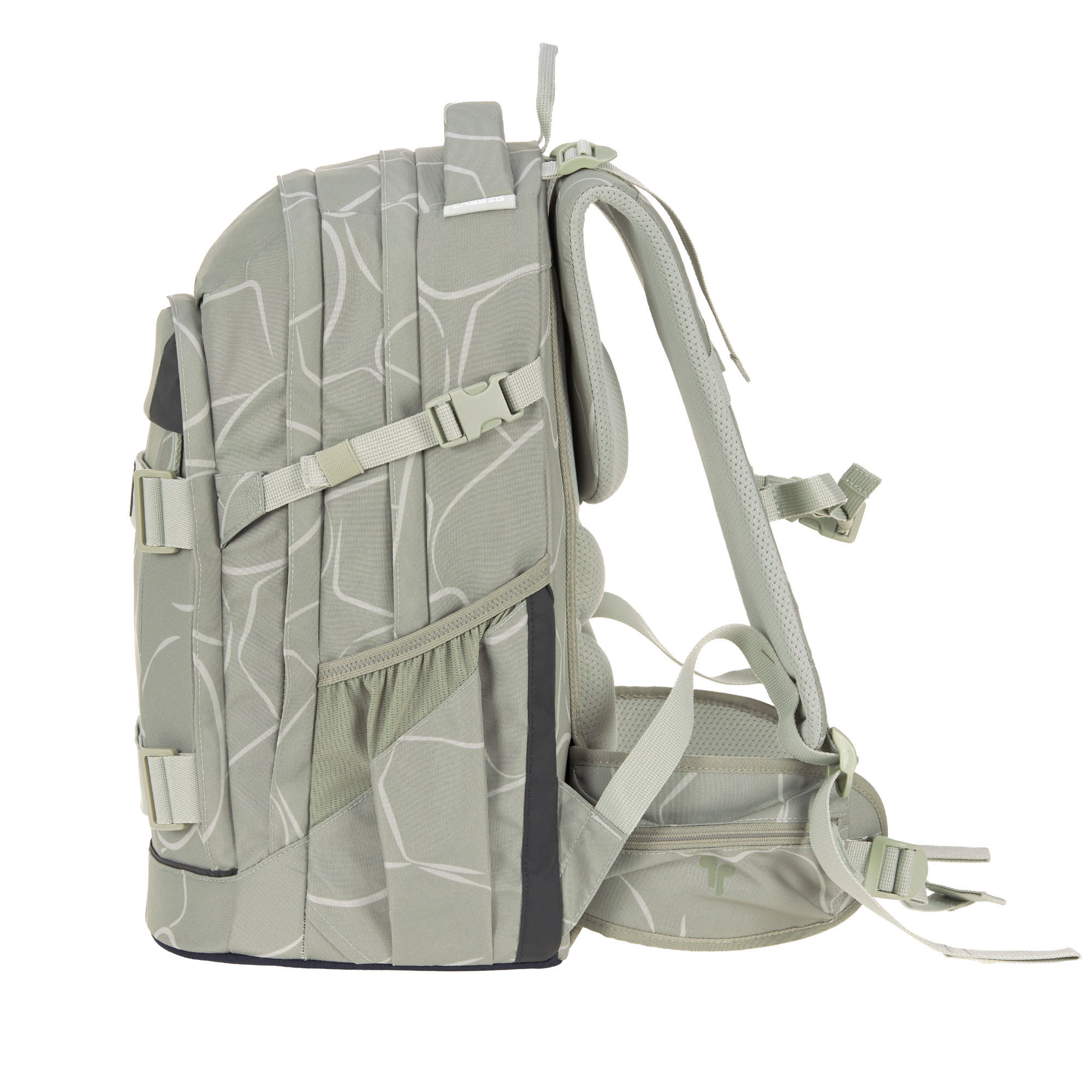 Lässig School Backpack Origin Bold Curve sage - 4