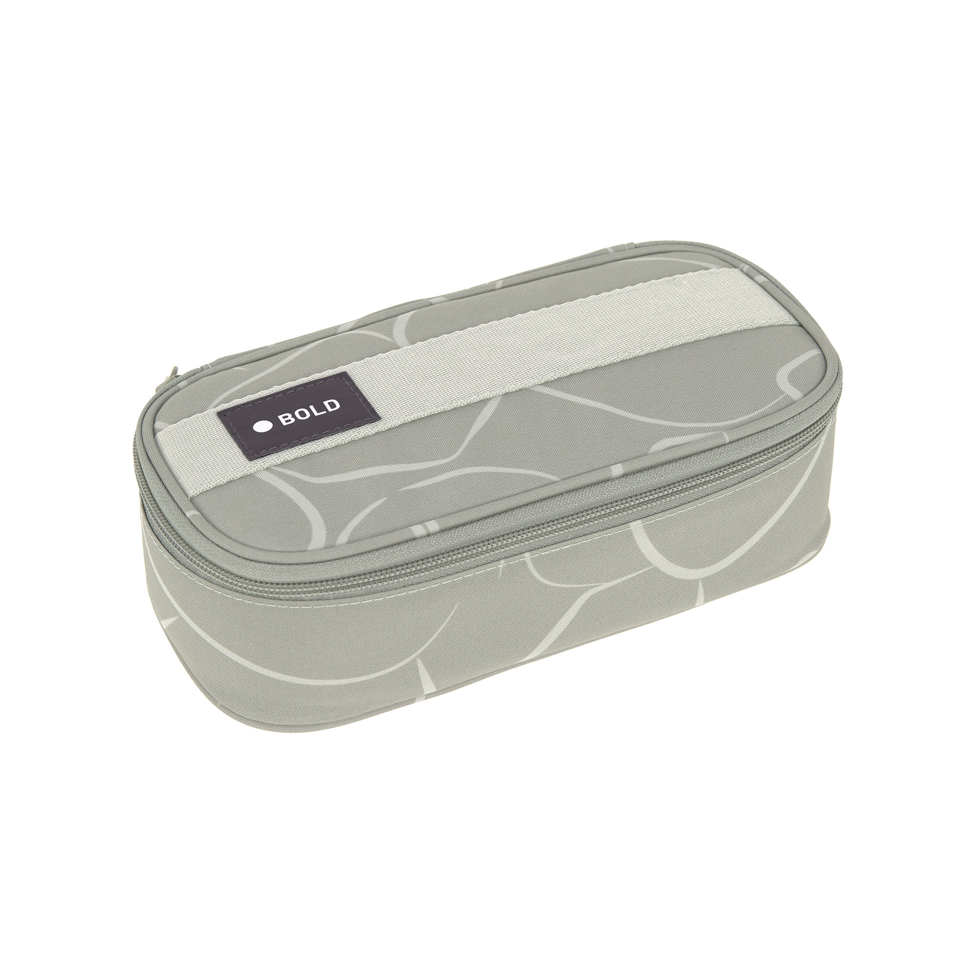 Lässig School Spacy Pencil Case Bold Curve sage